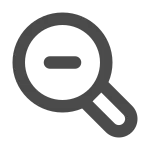 Magnifying Less SVG Icon